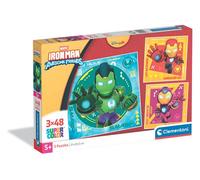 Clementoni Puzzle Square Iron-Man and his Awesome – 3x48 pièces