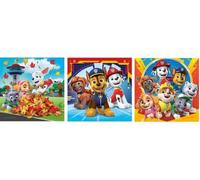 Coffret 3 Puzzles 49 Pieces Pour Pat Patrouilles En Mission - Au Qg - Puzzle Enfant Chien Marcus Chase Stella Ruben Zuma