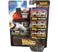 Coffret 3 véhiculeBack To The Future DeLorean Nano Jada Toys