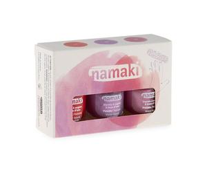 Coffret 3 Vernis à Ongles enfants Rose éternelle Griotte Mauve Rose