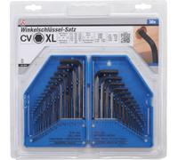 Coffret 30 clés ALLEN, 6 PANS, BTR - métriques et pouces impériale chr vanadium