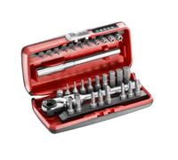 Coffret d'embouts de vissage 1/4'' avec clé à cliquet FACOM R.180J31PB (31 pièces)