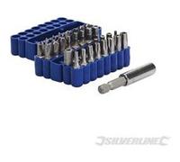 Coffret 33 pièces dembouts/porte-embout de sécurité Silverline G