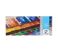 Royal Talens Van Gogh – Set de peinture aquarelle – boîte métal – 36 demi-pans