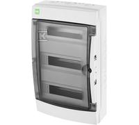 Coffret 3x14M IP65 porte transparente GALANT+ 1607-01
