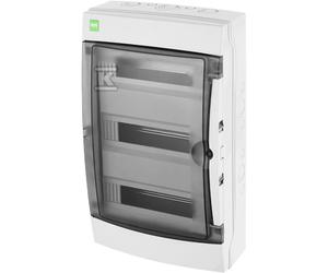 Coffret 3x14M IP65 porte transparente GALANT+ 1607-01
