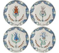 coffret 4 assiette dess assorties la favorite