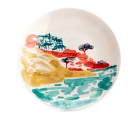 Coffret 4 assiettes à dessert Mia - Amadeus - Blanc - Porcelaine Blanc G