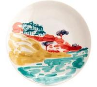 Coffret 4 assiettes à dessert Mia - Amadeus - Blanc - Porcelaine Blanc G