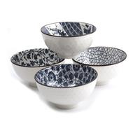 Coffret 4 bols - design japonais