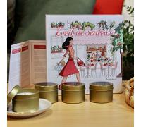Coffret 4 bougies 400ml eveil de senteurs