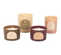 Coffret 4 Bougies Parfumées Senteurs Naturelles - CMP_Drop Rose G