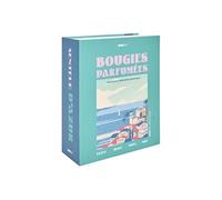 HOME DECO FACTORY - BO0191 - Bougies Parfumées Voyage - Coffret de 4 Bougies Décoratives en Cire de Paraffine - Arômes Envoûtants - Design Moderne - Idéal pour Décoration Intérieure - Multicolore
