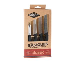 Coffret 4 couteaux Kraft classic pro noir Nogent
