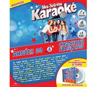 Coffret 4 DVD Karaoké Exclu Carrefour 8 + 80 9 5 + Chanson Française Vol 6 + 1 CD