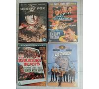 Coffret 4 Films De Guerre : Desert Fox, Desert Rats, Sink The Bismark, Enemy Below, 633 Squadron - Dvd