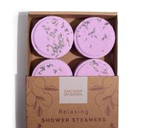 Coffret 4 Galets de Douche Effervescents Aromathérapie (Relaxant - Violet)