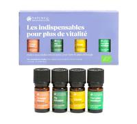 Coffret 4 huiles essentielles vitalité