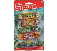Coffret 4 Mini Skate A Doigt 90mm + 4 Roues - X-Treme - Deck Skates Finger