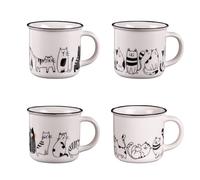Coffret 4 mugs 35 cl Friends Table passion