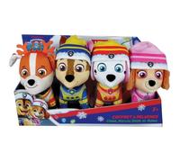 JEMINI | Coffret 4 Peluches Pat'Patrouille | 12 Cm | Chase, Marcus, Ruben Et Stella | Dès La Naissance | Peluches Douces Lavables en Machine | Idée Cadeau Bébé pour Noël Ou Anniversaire | 024526