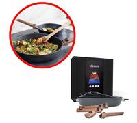 Coffret 4 Poêles Antiadhésives Durandal Manches Amovibles Induction 20-32cm