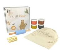 Coffret 4 pots de pate a modeler naturel avec accessoire Travaux Orange