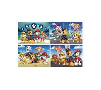 Coffret 4 Puzzle Progressif Pat Patrouille - 20 - 60 Pieces Set Pack Chien Zuma Everest Marcus Rocky Chase Stella + 1 Carte