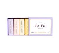 Coffret 4 savons doux parfum s Fer Cheval 125 g - Savon v g tal de Marseille au beurre de karit et aux huiles adoucissantes