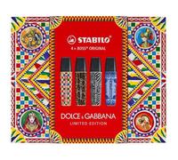 Coffret 4 Surligneurs Stabilo - Boss Original X Dolce&gabbana - Edition Limitée - Pointe Biseautée