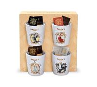 Coffret 4 tasses gourmandes