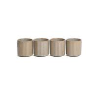 Coffret 4 tasses Tiao 61187940 Beige Bastide