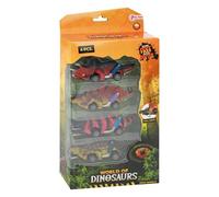 Coffret 4 Voitures Dinosaures