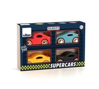 Coffret 4 voitures en bois Super Cars Vilac® Vilacity