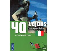 Coffret 40 leçons pour parler italien (livre + 2CD)