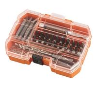 Coffret 45 pièces Accessoires perçage et vissage Forets HSS et Embouts A7234 - BLACK + DECKER