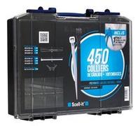 Coffret de 450 colliers de serrage + pince - SCELL-IT - COF-ELECOL