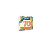 Coffret 5 Cd Wagram Nostalgie 70 - 100 Titres, Pochette Rétro 12,6 X 14,1 X 2,1 Cm