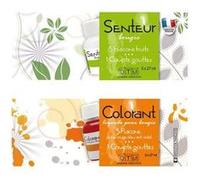 Coffret 5 colorants & 5 arômes de fruits pour bougies Multicolore G