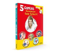 Coffret 5 Contes Racontés Par Anne Richard - La Belle Au Bois Dormant - Le Petit Chaperon Rouge - Les Trois Petits Cochons - Le Bonhomme De Neige - La Fabuleuse Histoire Du Père Noël (2 Cd...