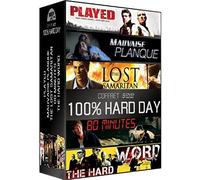 Coffret 5 Dvd 100% Hard Day : Played / Mauvaise Planque / The Lost Samaritan / 80 Minutes / The Hard Word