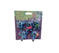 Disney – Coffret de 5 figurines Stitch, 5,7 cm, bleues – Dès 3 ans