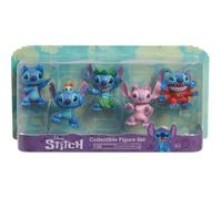Disney Coffret 5 figurines Stitch Non articulées 6 cm Dès 3 ans