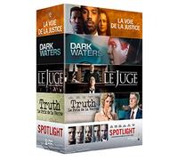 Coffret 5 films : La Voie de la Justice, Le Juge, Truth, Spotlight, Dark Waters – DVD – Pack