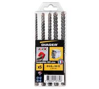 Coffret 5 forets béton 4G4 Diager