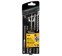 Coffret 5 forets béton ROCKFASTER SDS-Plus Ø5-10 mm DIAGER