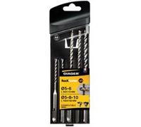 Diager Coffret 5 forets béton ROCKFASTER SDS Plus