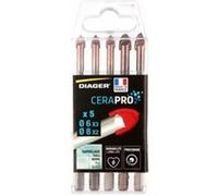 Diager Coffret forets carrelage Cerapro 5 pièces
