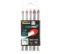 Diager Coffret forets carrelage Cerapro 5 pièces