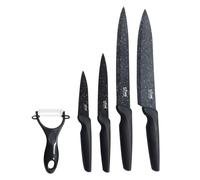 5five Set de 4 couteaux acier + 1 éplucheur Simply Smart Caractère